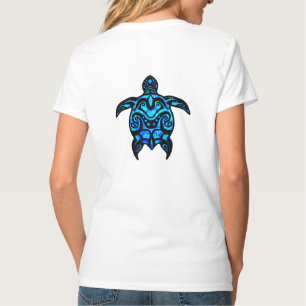 Camiseta Tortuga tribal Hibiscus