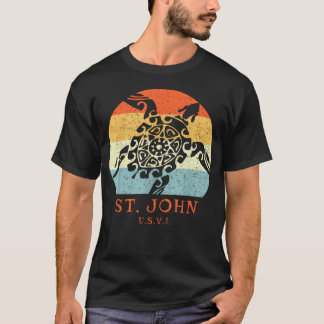 Camiseta Tortuga Tribal Retro Vintage St John Usvi