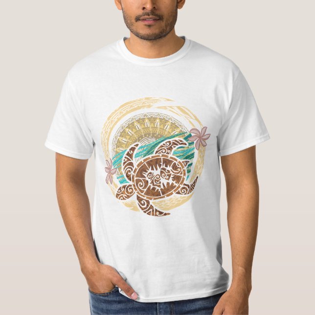 Camiseta Tortuga tribal samoana (Anverso)
