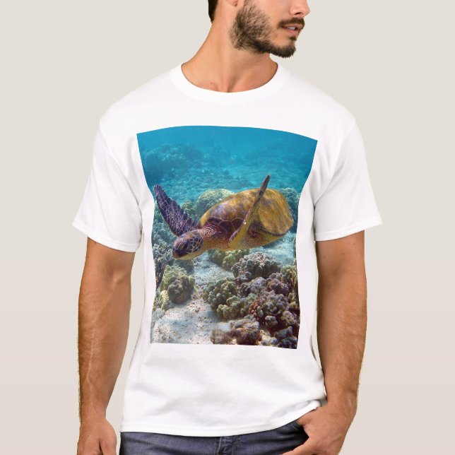 Camiseta Tortuga verde (Anverso)
