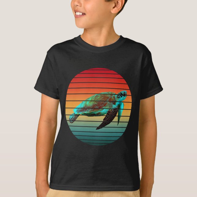 Camiseta tortuga vintage   (Anverso)