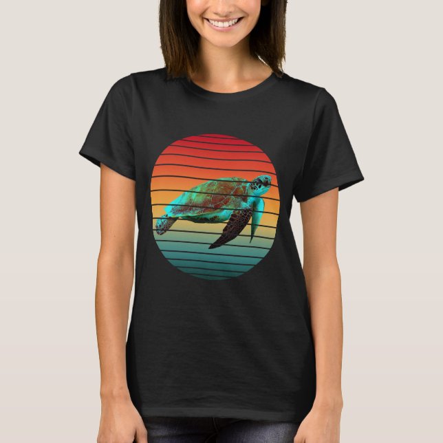 Camiseta tortuga vintage   (Anverso)