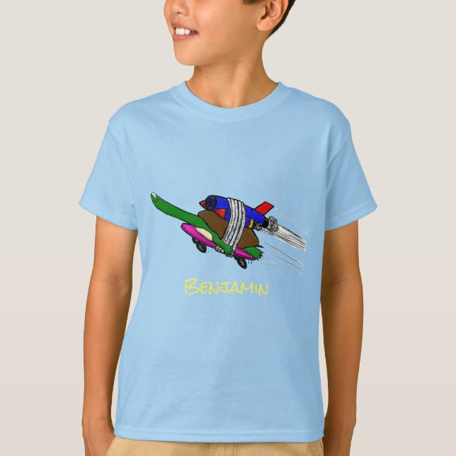Camiseta Tortuga voladora (Anverso)