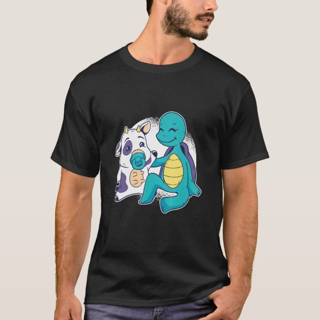 Camiseta Tortuga y becerro (Anverso)