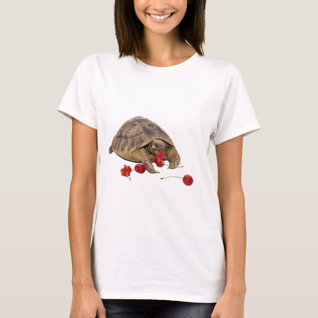 Camiseta Tortuga y fresas de Hermann (Anverso)
