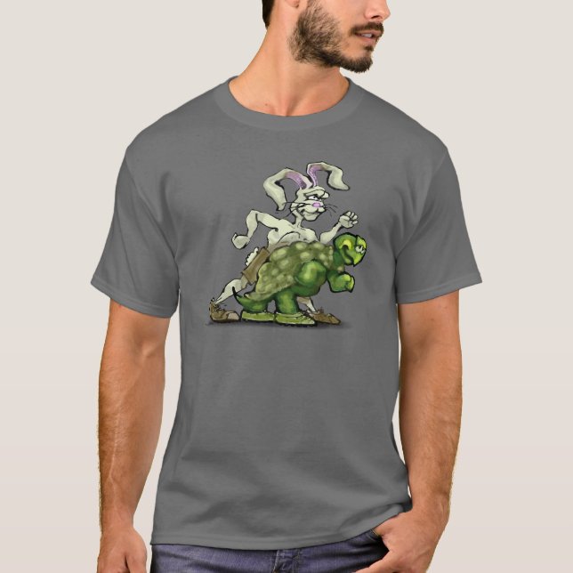 Camiseta Tortuga y las liebres (Anverso)