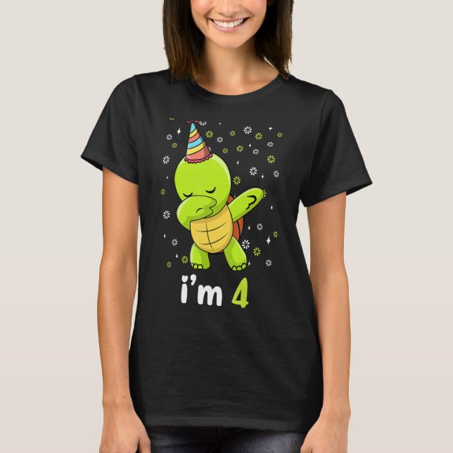 Camiseta Tortugas 10.º cumpleaños (Anverso)