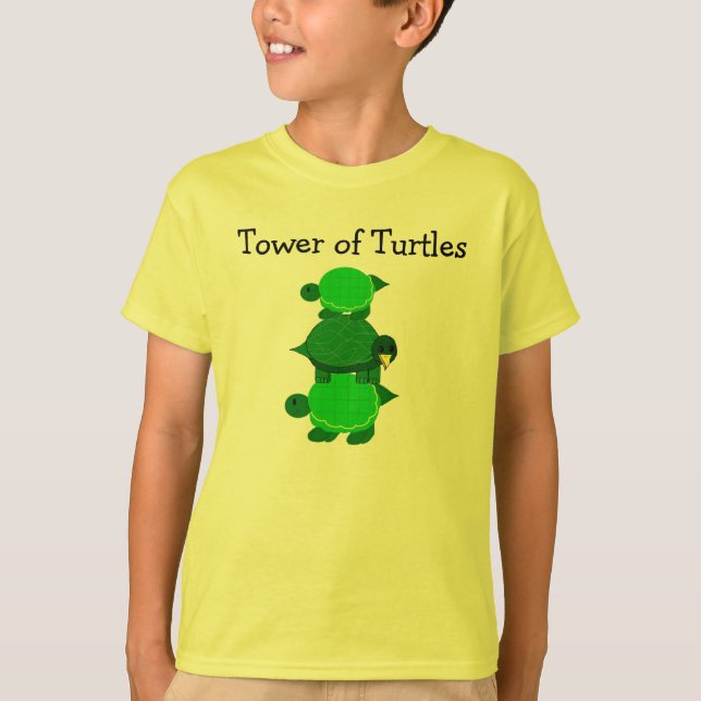 Camiseta Tortugas Apiladas (Anverso)