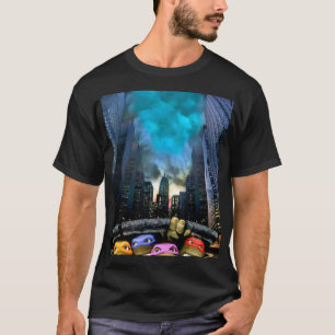 Camiseta Tortugas cloacales 1990 niña