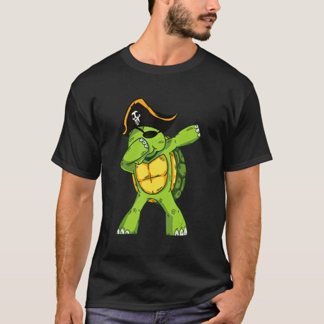 Camiseta tortugas con gorra pirata (Anverso)