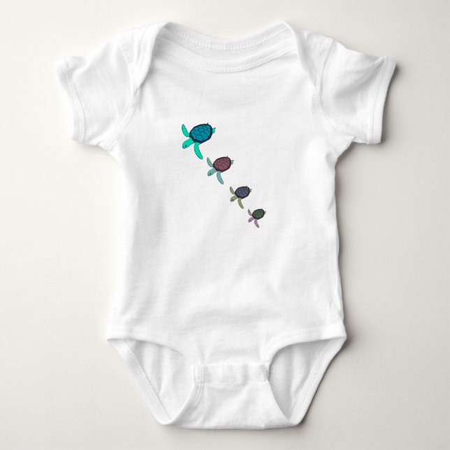 Camiseta Tortugas de mar (Anverso)