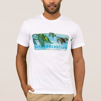 Camiseta Tortugas de mar de la natación