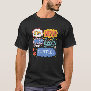 Camiseta Tortugas Divertidas Estética Arte Pop Retro para P