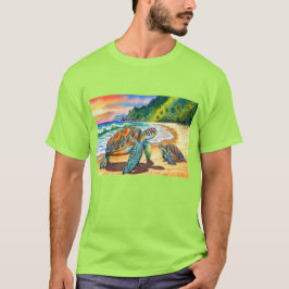 Camiseta Tortugas en la playa 