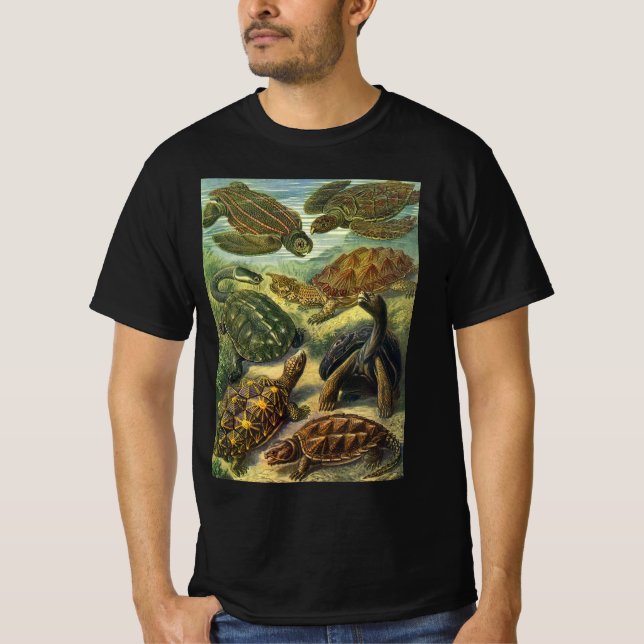Camiseta Tortugas marinas de la antigua tierra Tortoise por (Anverso)
