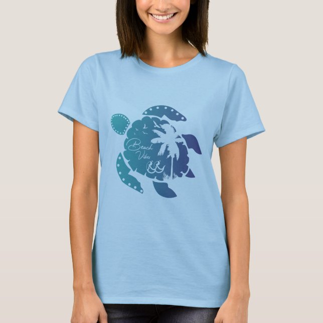 Camiseta Tortugas Marinas Elegantes (Anverso)