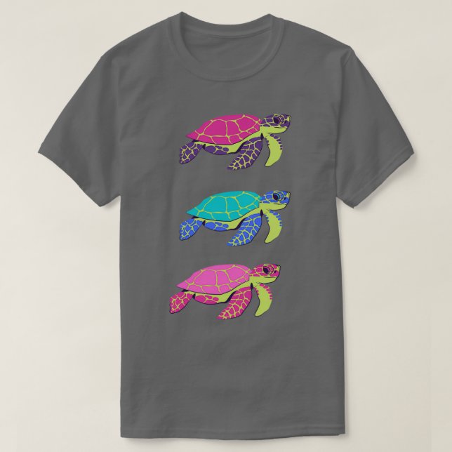 Camiseta Tortugas marinas salvan el diseño de nuestras tort (Diseño del anverso)