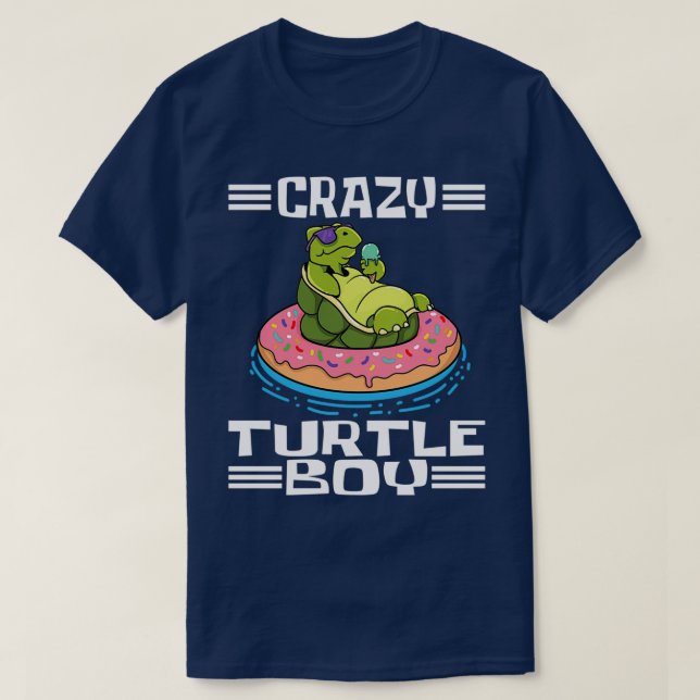 Camiseta Tortugas marinas tortugas tortuga loca niño (Diseño del anverso)