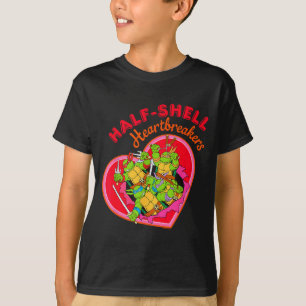 Camiseta Tortugas Ninja Adolescentes Corazones Rotos de San