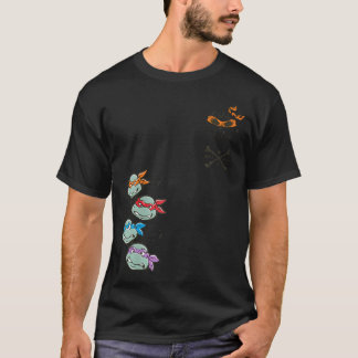 Camiseta Tortugas Ninja Mutantes Adolescentes Cráneo Reptil