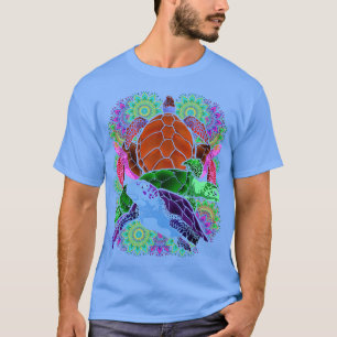 Camiseta Tortugas tatuadas polinesias Mandala Lover H