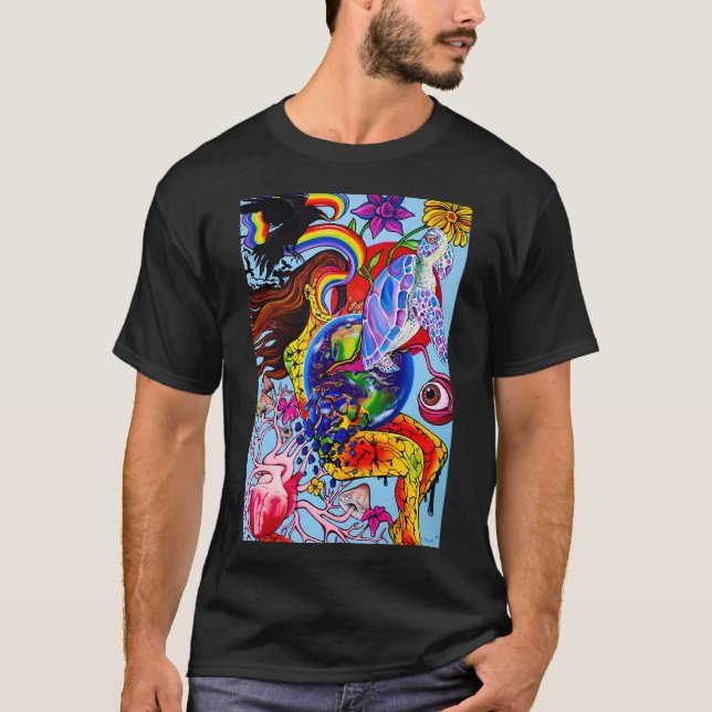 Camiseta Tortugas todo el camino hacia abajo, Sturgill Simp (Anverso)