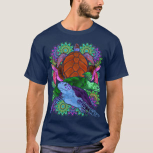 Camiseta Tortugas tribales hawaianas tatuaje polinesio mana