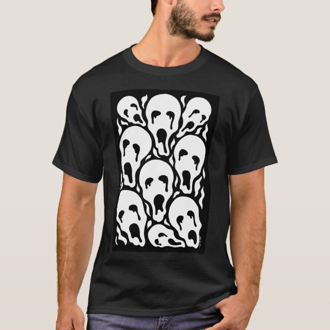 Camiseta Tortured Souls Weird Horror Artwork (Anverso)