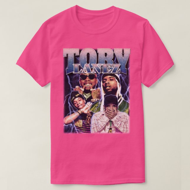 Camiseta Tory Lanez HipHop Vintage (Diseño del anverso)