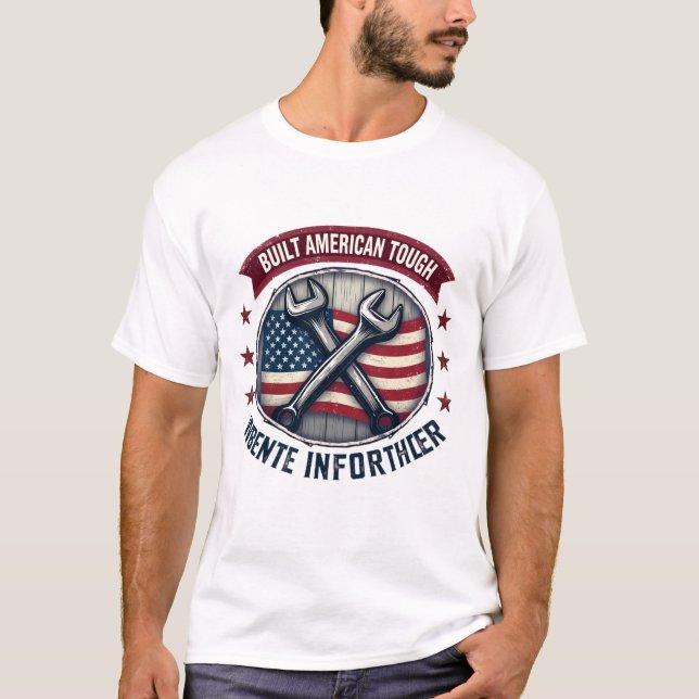 Camiseta Tos americanos construidos (Anverso)