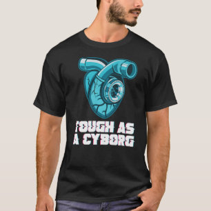 Camiseta Tos Como Un Mecanismo Mecánico Cyborg