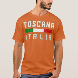 Camiseta Toscana Italia Región Italiana Diseño tipográfico