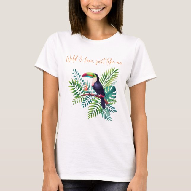Camiseta toscana salvaje y gratuita (Anverso)