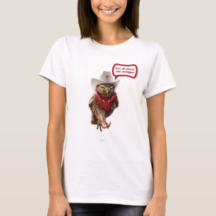 Camiseta Toso sheriff occidental búho con actitud y fango