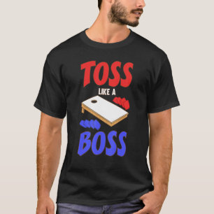 Camiseta Toss Como Un Bosque Jugador De Cornhole Deanbag Ga