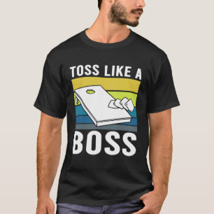Camiseta Toss Como Un Bosque Jugador De Cornhole Diseño