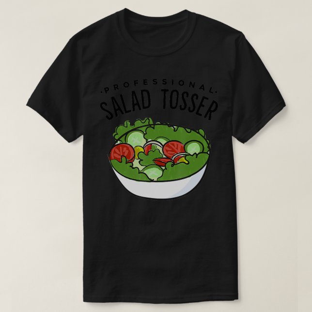 Camiseta Tosser de ensalada profesional (Diseño del anverso)