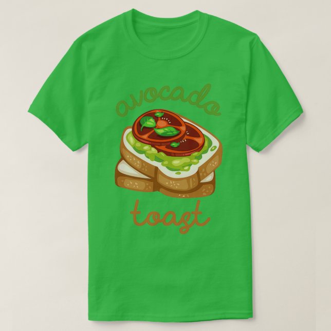 Camiseta Tosta de aguacate 2 1 (Diseño del anverso)