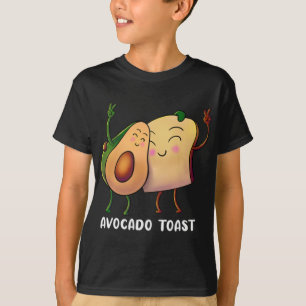 Camiseta Tosta de aguacate - Alligador de frutas Pan de per