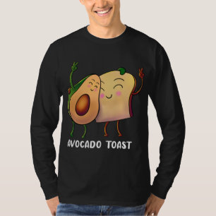Camiseta Tosta de aguacate - Alligador de frutas Pan de per