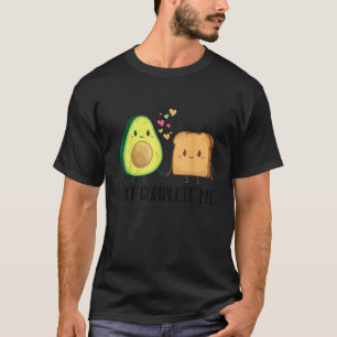 Camiseta Tosta De Aguacate Me Completo Fruto Vegan Gracioso