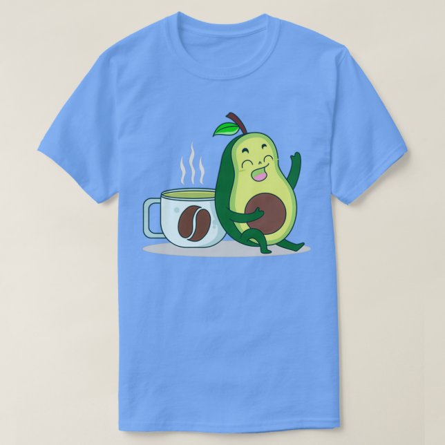 Camiseta Tosta de aguacate y café (Diseño del anverso)