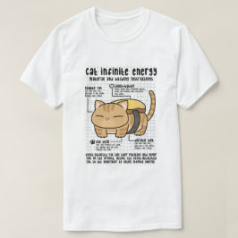 Camiseta Tosta de mantequilla de energía infinita para gato