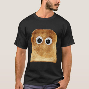 Camiseta Tosta De Ojo Googly Pan Comedor Vegetariano Vegeta