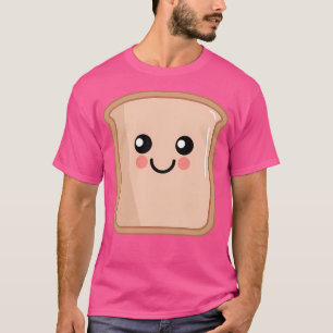 Camiseta Tosta Kawaii Food Art