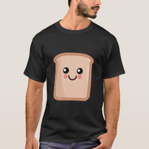 Camiseta Tosta Kawaii Food Art