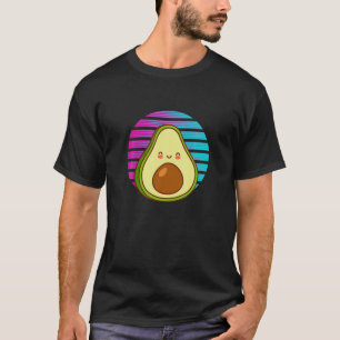Camiseta Tosta Vaporwave Aguacate Vegan Retro