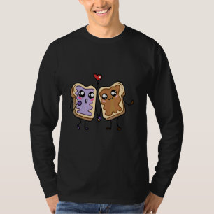 Camiseta Tostada con mermelada y cacahuete