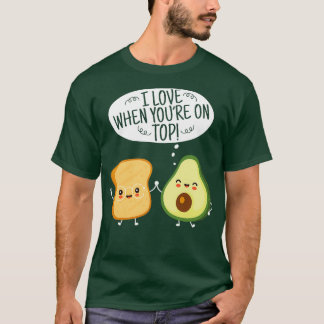 Camiseta Tostada Cute Aguacate Pun Aguacate Amor Comida Sal