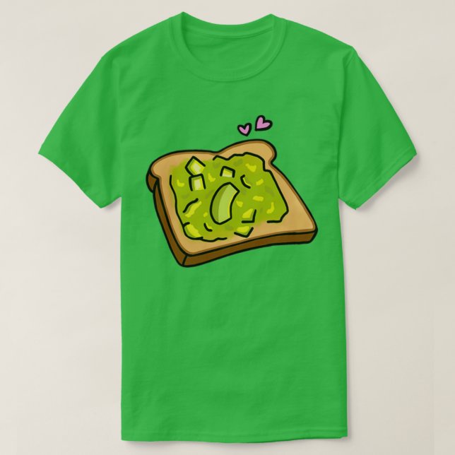 Camiseta tostada de aguacate 10 (Diseño del anverso)